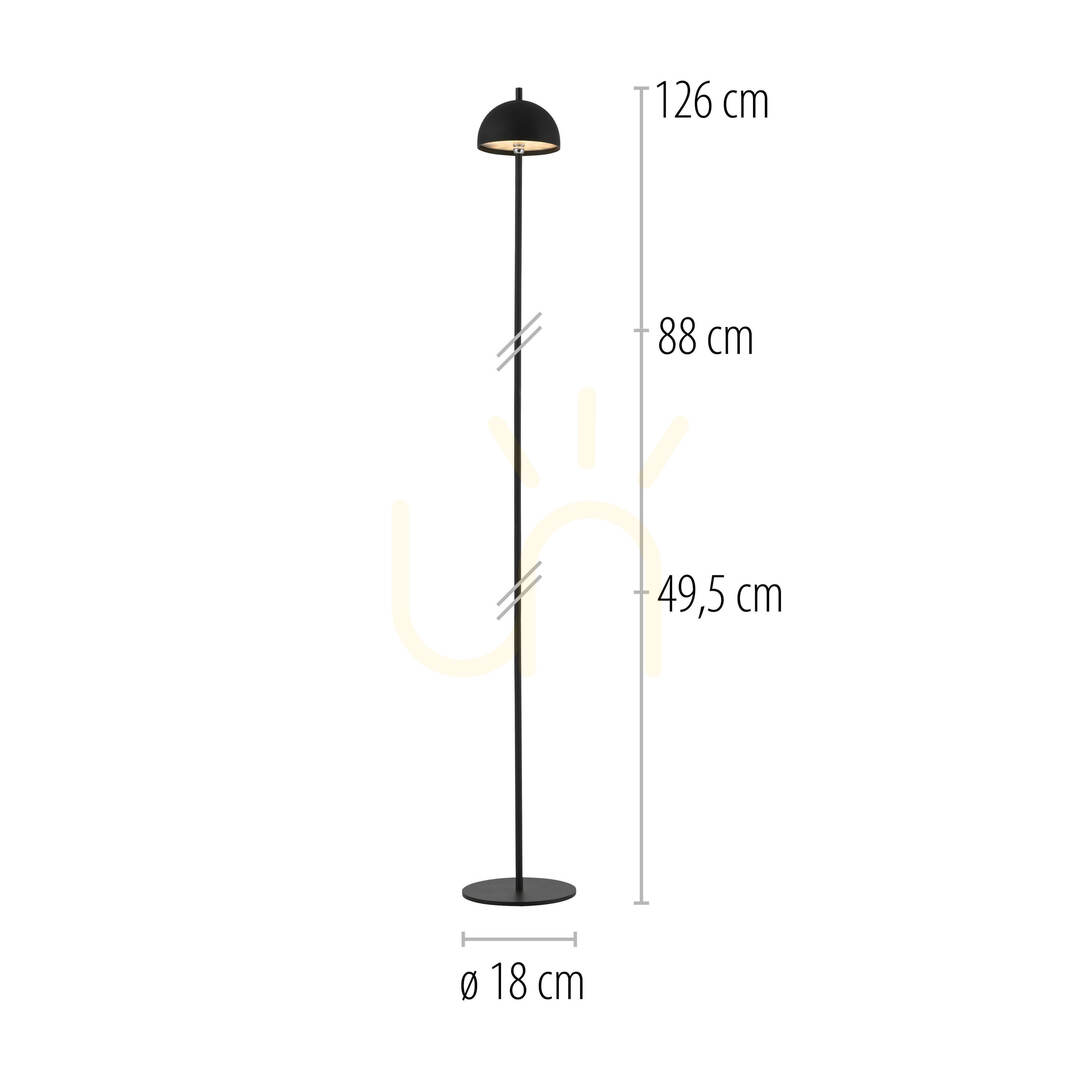 Visa BELLIS 19245-18 Golvlampa, svart, 1xLED BELLIS 19245-18 Golvlampa, svart, 1xLED