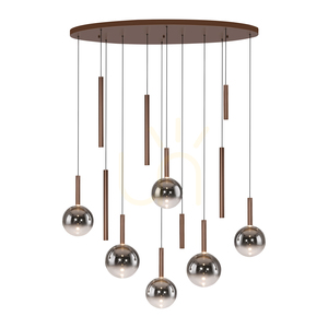 BOWL 2288-23 Taklampa, brun, 12xLED 2 BOWL 2288-23 Taklampa, brun, 12xLED small 2