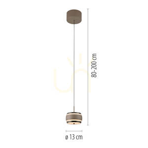 PURE FALLING RINGS 2503-97 Brunt 1xLED-pendelljus 7 PURE FALLING RINGS 2503-97 Brunt 1xLED-pendelljus small 7