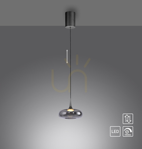 POSH 15692-15 Grå 1xLED-pendellampa small 1