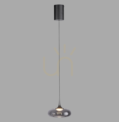 Kontrollera POSH 15692-15 Grå 1xLED-pendellampa