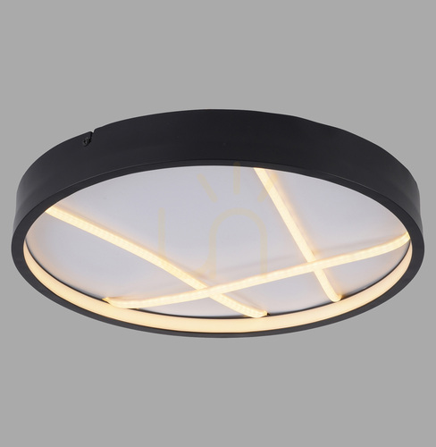 Kontrollera MIKADO 14091-18 Svart taklampa, 1xLED