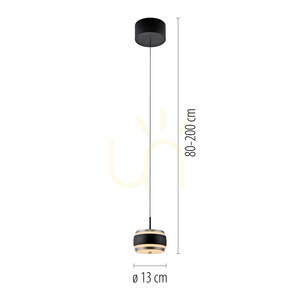 PURE FALLING RINGS 2503-18 Svart 1xLED-pendellampa 7 PURE FALLING RINGS 2503-18 Svart 1xLED-pendellampa small 7
