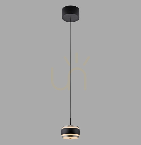Kontrollera PURE FALLING RINGS 2503-18 Svart 1xLED-pendellampa