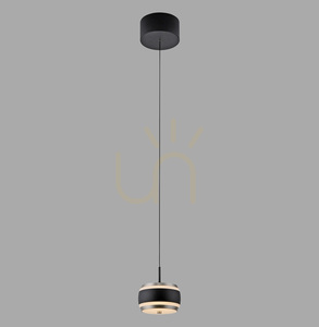 PURE FALLING RINGS 2503-18 Svart 1xLED-pendellampa 0 PURE FALLING RINGS 2503-18 Svart 1xLED-pendellampa small 0