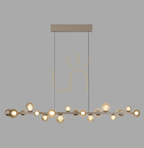Kontrollera PURE E-POPUP 2558-97 Brunt taklampa med 18 LED-lampor