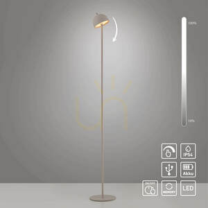 BELLIS 19245-39 Golvlampa, beige, 1xLED 1 BELLIS 19245-39 Golvlampa, beige, 1xLED small 1