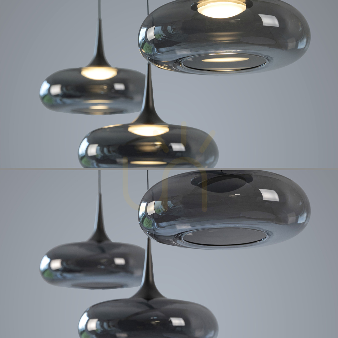 Kontrollera POSH 15693-15 Grå pendellampa med 3 LED-lampor POSH 15693-15 Grå pendellampa med 3 LED-lampor