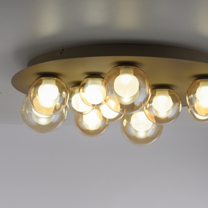 PURE POPUP 6588-97 Taklampa, brun, 11 lysdioder small 5