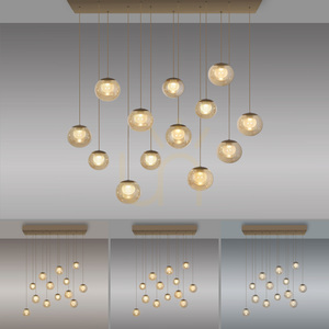 PURE POPUP 2590-97 Brun 13xLED-pendellampa 4 PURE POPUP 2590-97 Brun 13xLED-pendellampa small 4