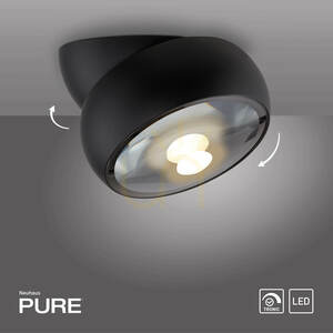 PURE MOVE 6235-18 Svart taklampa, 1xLED 1 PURE MOVE 6235-18 Svart taklampa, 1xLED small 1