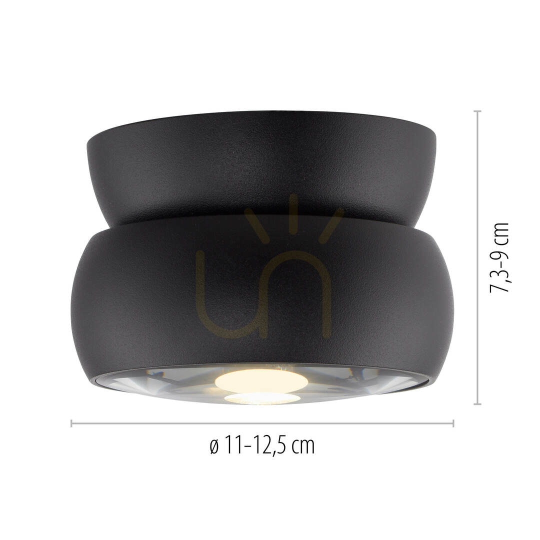 Utsikt PURE MOVE 6235-18 Svart taklampa, 1xLED PURE MOVE 6235-18 Svart taklampa, 1xLED