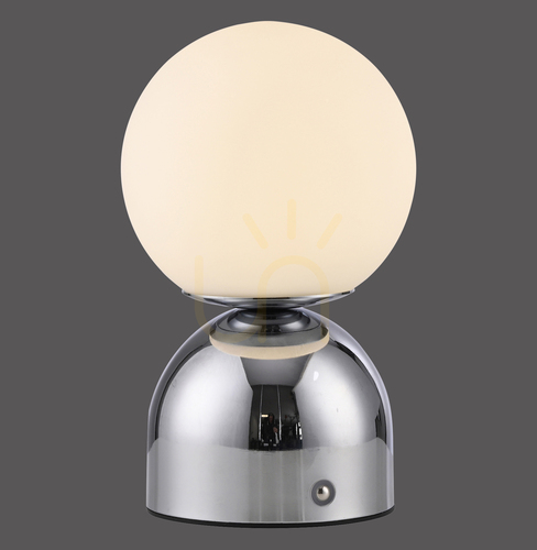 Kontrollera RUDI 19218-17 Bordslampa i krom, 1xLED