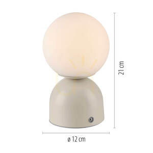 RUDI 19218-39 Bordslampa, beige, 1xLED 8 RUDI 19218-39 Bordslampa, beige, 1xLED small 8