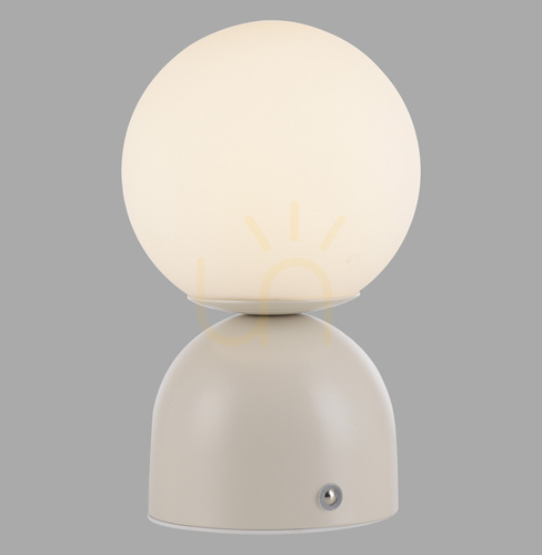 Kontrollera RUDI 19218-39 Bordslampa, beige, 1xLED