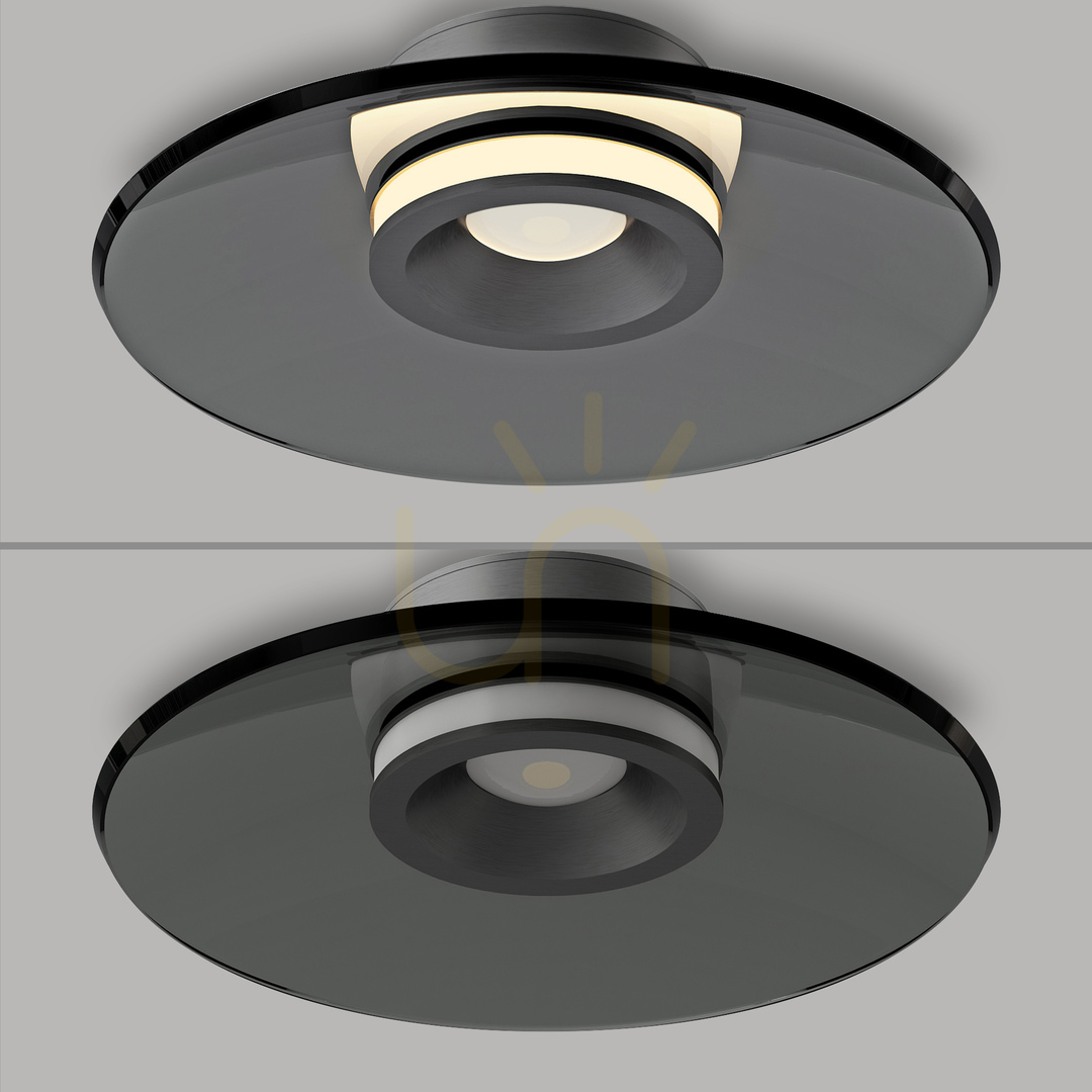 Förhandsvisning PURE MOON 6094-15 Taklampa, grå, 2xLED PURE MOON 6094-15 Taklampa, grå, 2xLED
