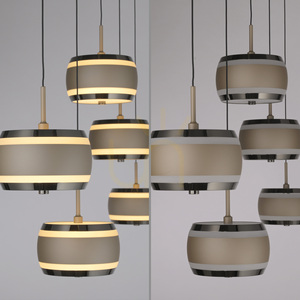 PURE FALLING RINGS 2504-97 Brunt 5xLED-pendelljus 6 PURE FALLING RINGS 2504-97 Brunt 5xLED-pendelljus small 6