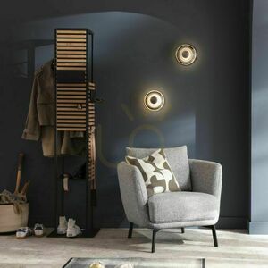 Schöner Wohnen POSH 15696-15 LED-vägglampa och plafond, grå, rökfärgat glas, Ø22 cm small 10