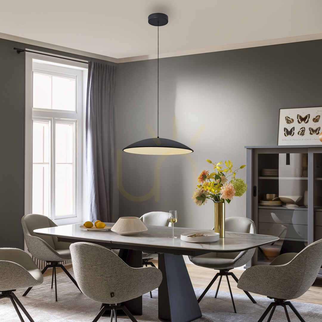 Display LENTE14607-18 Svart pendellampa med 1 LED-lampa LENTE14607-18 Svart pendellampa med 1 LED-lampa