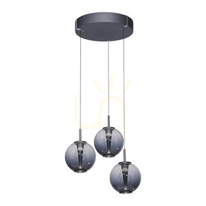 PURE E-Infinity 2222-15 Grå 3xLED-pendellampa small 2