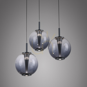 PURE E-Infinity 2222-15 Grå 3xLED-pendellampa small 6