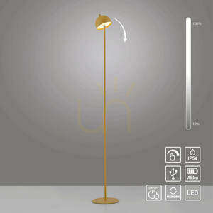 BELLIS 19245-81 Golvlampa, gul, 1xLED small 1