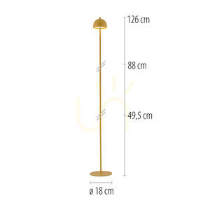 BELLIS 19245-81 Golvlampa, gul, 1xLED small 6