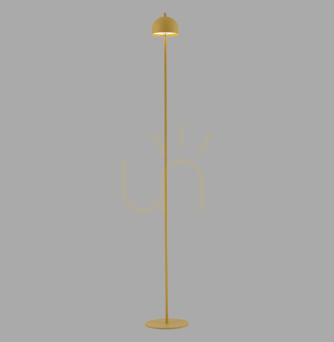 Kontrollera BELLIS 19245-81 Golvlampa, gul, 1xLED