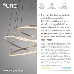 PURE E-FLYING RINGS 2566-97 Brun 1xLED-pendellampa 8 PURE E-FLYING RINGS 2566-97 Brun 1xLED-pendellampa small 8