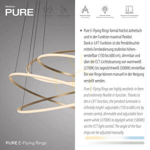 PURE E-FLYING RINGS 2566-97 Brun 1xLED-pendellampa 9 PURE E-FLYING RINGS 2566-97 Brun 1xLED-pendellampa small 9