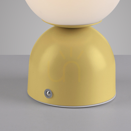 Kontrollera RUDI 19218-81 Bordslampa, gul, 1xLED