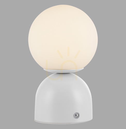 Kontrollera RUDI 19218-16 Bordslampa, vit, 1xLED