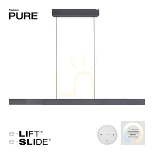 PURE MOTO-RISE 2545-18 Svart 3xLED-pendellampa small 7