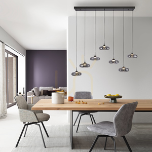 POSH 15695-15 Grå 7xLED-pendellampa small 4