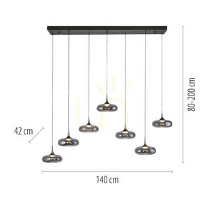POSH 15695-15 Grå 7xLED-pendellampa small 8