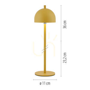BELLIS 19244-81 Bordslampa, gul, 1xLED 9 BELLIS 19244-81 Bordslampa, gul, 1xLED small 9