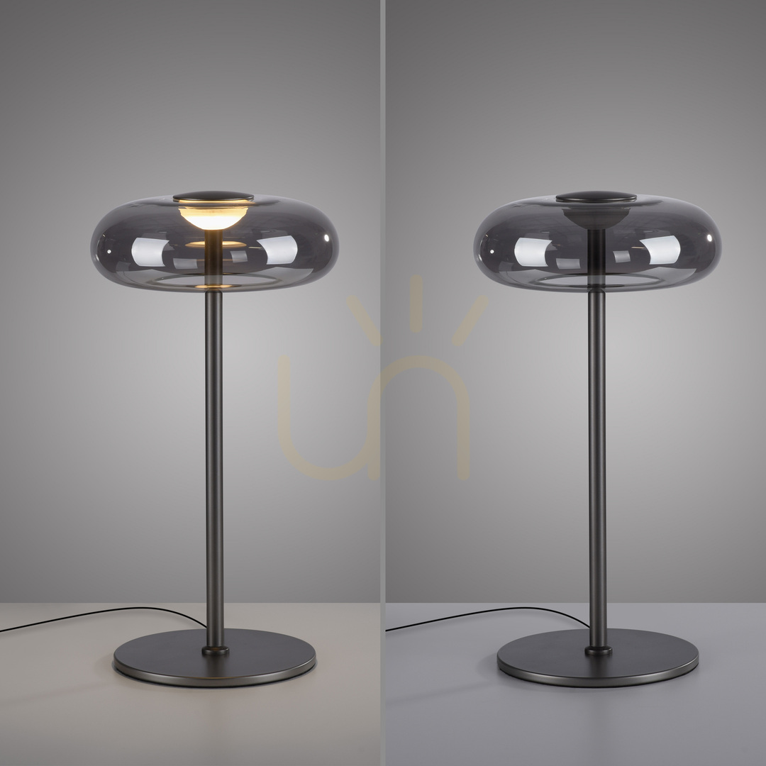 Visa POSH 15697-15 Bordslampa, grå, 1xLED POSH 15697-15 Bordslampa, grå, 1xLED