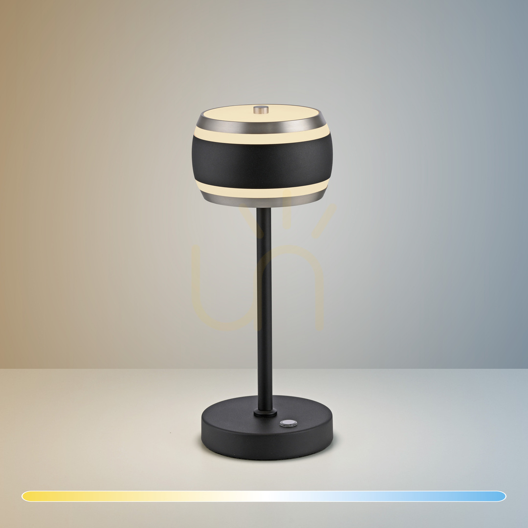 Förhandsvisning PURE FALLING RINGS 4503-18 Bordslampa, svart, 1xLED PURE FALLING RINGS 4503-18 Bordslampa, svart, 1xLED