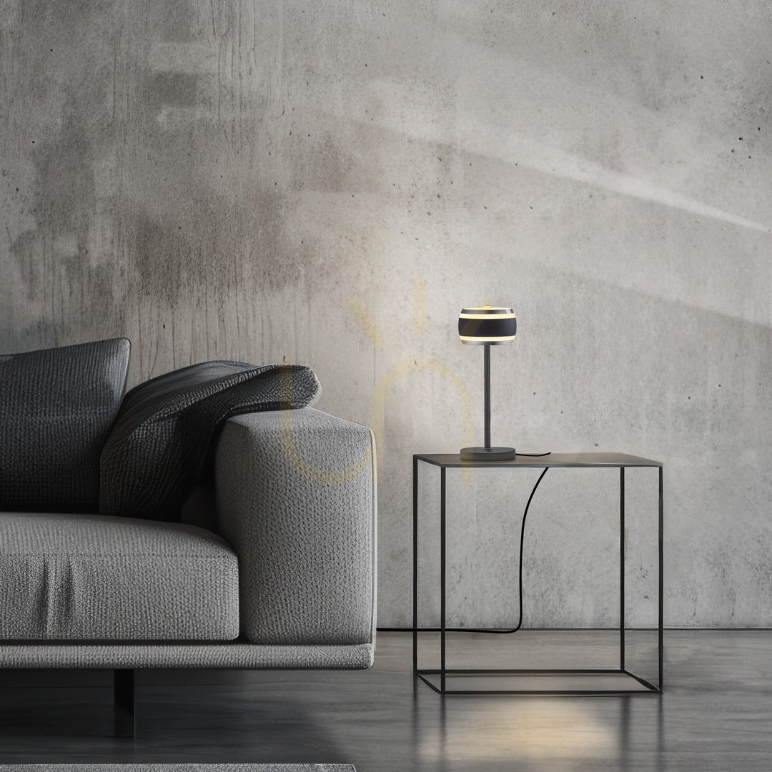 Visa PURE FALLING RINGS 4503-18 Bordslampa, svart, 1xLED PURE FALLING RINGS 4503-18 Bordslampa, svart, 1xLED