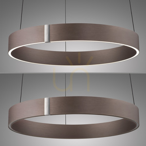 PURE E-CLIPSE 2560-34 Brunt pendelljus med 2 LED-lampor small 1