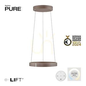 PURE E-CLIPSE 2560-34 Brunt pendelljus med 2 LED-lampor small 7