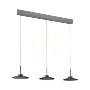 PURE MOON 2193-15 Grå 6xLED-pendellampa small 1