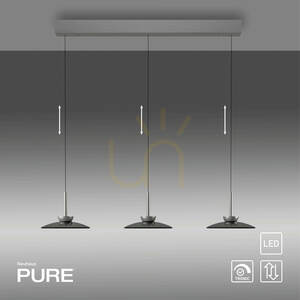 PURE MOON 2193-15 Grå 6xLED-pendellampa small 4