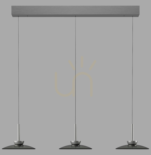 Kontrollera PURE MOON 2193-15 Grå 6xLED-pendellampa