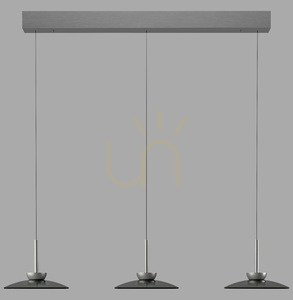 PURE MOON 2193-15 Grå 6xLED-pendellampa small 0