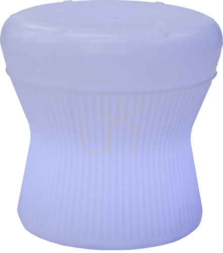 Kontrollera CORFU 3207 Vit trädgårdsstol, 1xLED