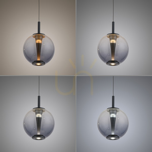 PURE INFINITY 2220-15 Grå 1xLED-pendellampa small 4