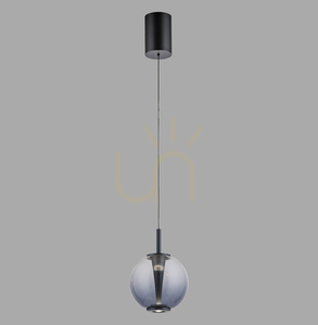 PURE INFINITY 2220-15 Grå 1xLED-pendellampa small 0