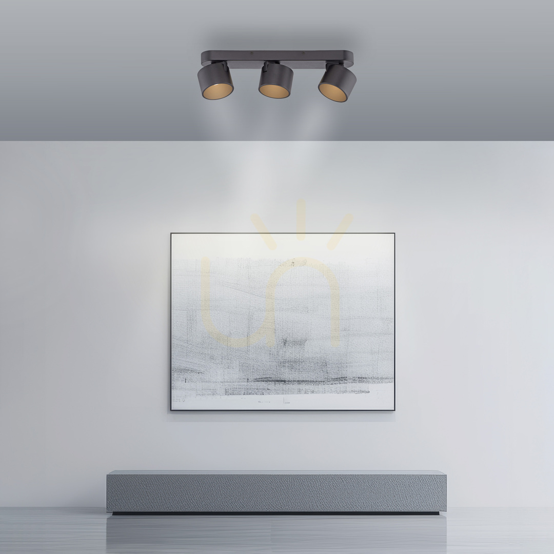 Förhandsvisning PURE CUP 6227-18 Svart taklampa med 3 LED-lampor PURE CUP 6227-18 Svart taklampa med 3 LED-lampor