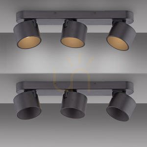 PURE CUP 6227-18 Svart taklampa med 3 LED-lampor 4 PURE CUP 6227-18 Svart taklampa med 3 LED-lampor small 4